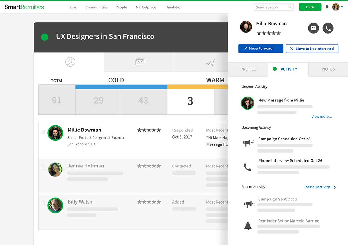 smartrecruiters interface